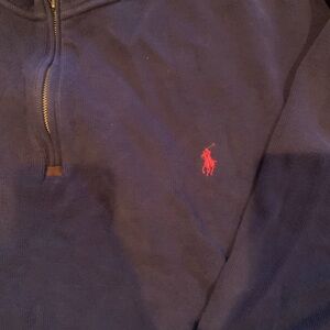 Luxury Jersey quarter zip pullover